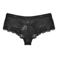 thumbnail image 3 of Bóxer Simply Basic para Mujer, de Encaje Flores Negro Talla CH, 3 of 3