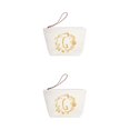thumbnail image 4 of Ruiboury Women Cosmetic Pouch - Exquisite Craft And Wide Application Gift Toiletry Bags Small Occupation G 2Set, 4 of 6