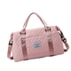 thumbnail image 3 of Bolsa de gimnasio deportiva, bolsa de transporte, bolsa de equipaje, duradera, impermeable, bolsa para la noche, bolsa de viaje, Rosa, 3 of 9