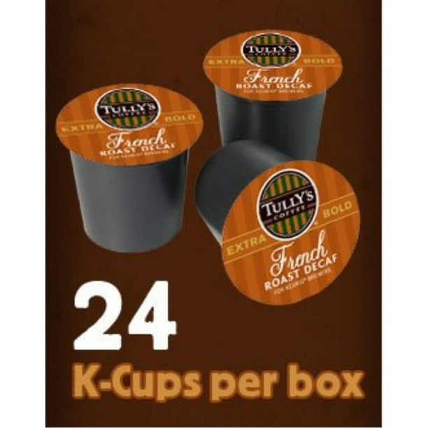 tully's coffee french roast decaf 120 kcups