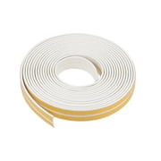 Foam Tape Adhesive Weather Stripsping 9mm Wide 2mm Thick 13 Feet White 2Pcs