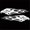 White, variant on Reflective Eagle Flame Sticker for Motorcycle, Car, And Bike Decoration - Safety Reflector Strips for Enhanced Visibility And Style