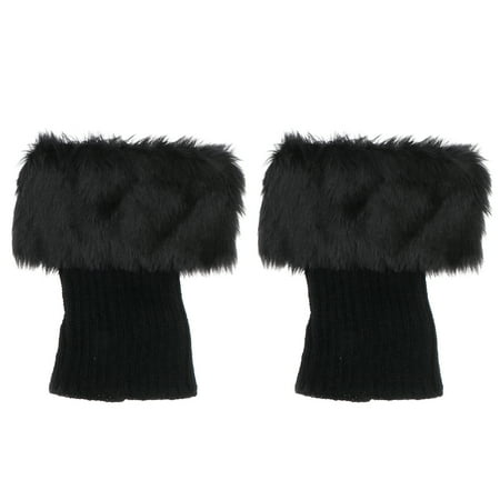 

TOYMYTOY 1Pair Winter Short Stocking Cover Warm Knitting Woolen Leg Cover for Women