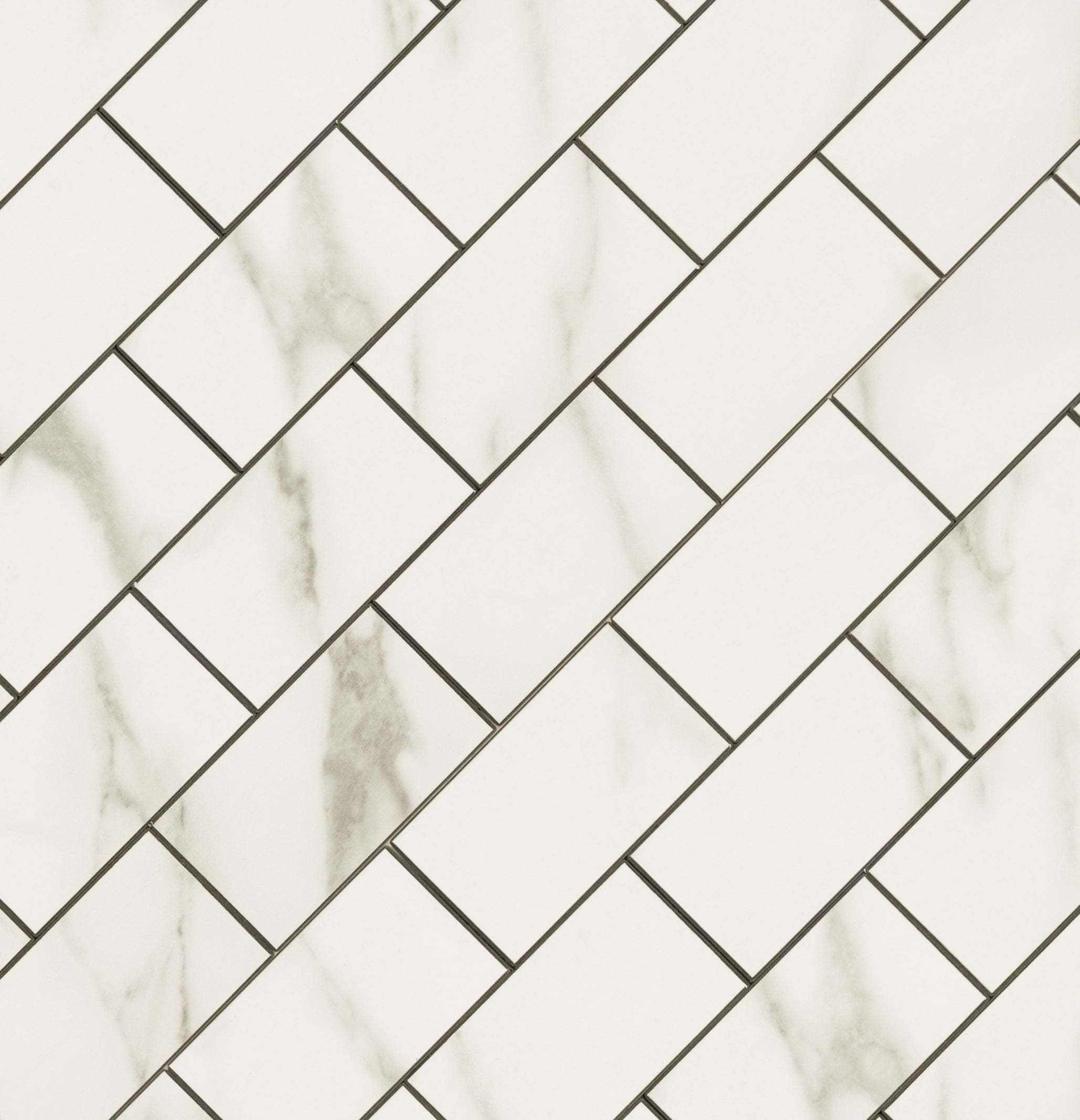 (10 pack) Aldhurst Marbled Carrara Adhesive Backed 9.84 in. x 10.37 in. PVC Mosaic Tile