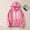 005 Pink, variant on Women's Oversized Zip Up Hoodie Sweatshirt Coat Gothic Spider Web Heart Graphic Long Sleeve Sweatshirt Jacket With Pockets