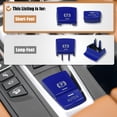 thumbnail image 3 of 1 Set AUTO H Button Cover Short Feet P Button Cover Replacement for BMW F01 F02 F12 F10 F07 F25 F26 F15 F16 Blue, 3 of 6