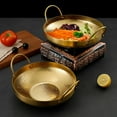 thumbnail image 4 of SHISUYAN Kitchen Cooking Pot Stainless Steel Wok Portable Metal Cooking Pot With Double Handles, 4 of 9