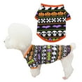 thumbnail image 3 of EIMELI Halloween Pets Fashion T-Shirt Pumpkin Spider Skull Patterns Print  Neck Short Sleeve Pullover, 3 of 3