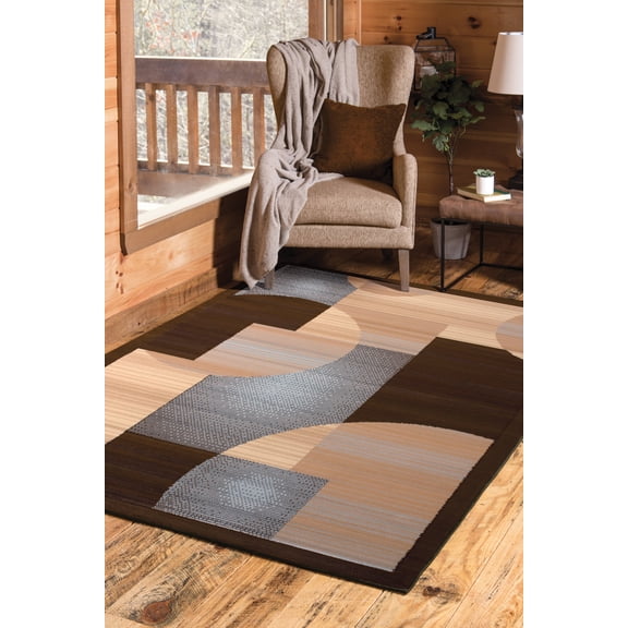 United Weavers Plaza Gisela Runner Rug, Geometric Pattern, Blue, 2'3 X 7'2"