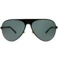 thumbnail image 2 of Versace  Metal Unisex Aviator Sunglasses Matte Black 59mm Adult, 2 of 3