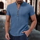 thumbnail image 2 of Playeras Deportivas Camiseta De Manga Corta Para Hombre Camisetas Casuales Sólidas Para Vacaciones Tops, 2 of 5
