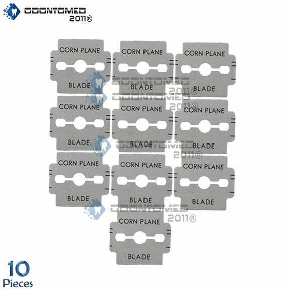 OdontoMed2011 10PCS Foot Portable Dead Hard Skin Callus Remover Scraper Mini Pedicure Blades