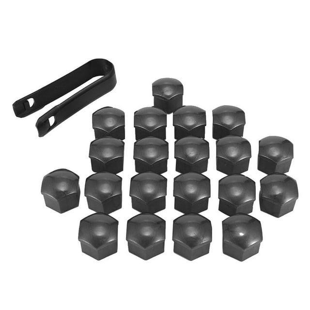 fastboy 21 Pcs/set Car Wheel Nut Dust Cap Vehicle Tire Lug Dustproof Plastic Cover Removal Tool Kit, 19cm