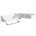 thumbnail image 2 of EGNMCR Closet Organizers and Storage, Storage Trunks & Bag Kitchen Bathroom Bathroom Wall Shelf Storage Rack Triagle Layered Rotating Rack Storage rack, 2 of 9