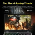 thumbnail image 4 of Lenovo LOQ 15.6'' 144Hz FHD Gaming Laptop, AMD Ryzen 7 8845HS, NVIDIA GeForce RTX 4060, 64GB DDR5, 2TB SSD, 4-Zone RGB Backlit Keyboard, Wi-Fi 6, Win 11 Pro, Luna Grey, 1TB Docking Station Set, 4 of 8