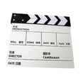 thumbnail image 3 of Tablilla para directores de cine, claqueta, pizarra, aplausos, pizarra para programas de televisión de utilería chino blanco, 3 of 8