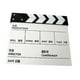 thumbnail image 3 of Película Clapper Board Clapper Board Pizarra Clapperboard de tamaño compacto Madera duradera para corte de TV Escena de acción Decoración del hogar Foto Prop chino blanco CUTICAT Tablilla de directores de cine, 3 of 8