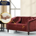 thumbnail image 5 of FUOROLA Mirando 2 Piece Living Room Set  Red, 5 of 5