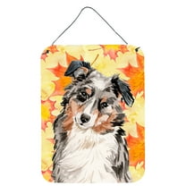 Australian Shepherd Fall Wall or Door Hanging Prints