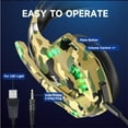 thumbnail image 7 of Gaming Headset, G2000 Wired Over-Ear Headset with Noise-Canceling Microphone, Soft Ear Cushions and Bass Surround Sound, Compatible with PS5/Xbox/PC,Camouflage Yellow, 7 of 7