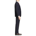 thumbnail image 3 of LN LUCIANO NATAZZI Men's Modern Fit Suit Two Button Blazer Pinstripe 2 Piece Navy Stripe, 3 of 5
