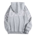 thumbnail image 7 of FYDUU Women's Hoodies Oversized Sweatshirt Letter Print Loose Hooded Sweatshirts Long Sleeve Comfortable Basic Pullover Tops, 7 of 7