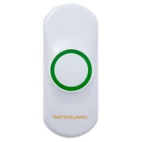 Safeguard Supply LRA-PBTX-L Wireless Doorbell Button Transmitter, White