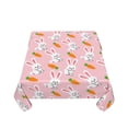 thumbnail image 5 of Wukai Rabbit And Carrot Waterproof Tablecloth for Kitchen Dining, Fits Square Tables for 2-4 Seats -54"x54", 5 of 7