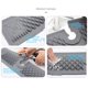 thumbnail image 5 of Billuyoard Caja de jabón Suministros de baño Soporte para platos Mano de obra fina multicolor Filtro de tamaño compacto Impermeable Estilo simple Juegos de accesorios de baño Verde Pequeño Billuyoard HA082365-09, 5 of 6