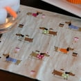 thumbnail image 3 of 60 Count Birthday Dachshund Hotdog Birthday Napkins, 3 Packs of 20, 3 Ply Paper, Standard Size, Size, 6.75 x 6.75 Inches, Multi Color, 3 of 6