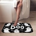 thumbnail image 4 of 1pc Boo Halloween Ghosts Absorbent Non-Slip Bathroom Thickened Flannel Rug Decor,Soft,Quick Drying,Suitable For Indoor/outdoor Use,Bathrooms,Bedrooms,Kitchens,Terrace,Laundry Rooms,16"x24", 4 of 9