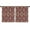 Red Boho Ethnic, variant on Blackout Kids Curtains,Simple Petal Shaped Geometric Floral Pattern Childrens Insulated Curtains Set Of 2,Bedroom Essentials,Toddler Room Decor 42x54in(106x137cm)