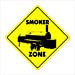thumbnail image 3 of SignMission X-17-Smoker 7 in. Panneau de Zone de Fumoir Xing, 3 of 10