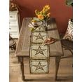 thumbnail image 4 of Hokiten Table Runners 72 Inches Long Dress Scarves, Brown Texas Star Country Farmhouse Kitchen/Dining Table Runner, Coffee Tablerunners, Western Stars Retro 13x72 Inch, 4 of 7