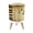 Color 2, variant on Musical Small Trash Can with Lid Vintage Music Piano Keys Treble Clef Floating Musical 1.8 Gallon Dog Proof Trash Can Round Garbage Can Waste Bin Wastebasket for Bathroom Bedroom Living Room