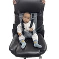 thumbnail image 4 of Asiento con arnés de viaje, trona portátil de tela para bebé, saco para asiento de trona de viaje, asiento portátil para bebé con arnés de seguridad, 4 of 5
