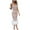 White, variant on jsaierl Women's Fashion Crewneck Sequin Sleeveless Zipper Solid Mid-Claf Dress Party Dress Formal Dress Homecoming Dresses 2024