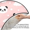 thumbnail image 2 of Coolnut Panda Christmas Tree Mat Round Christmas Tree Stand Mat Decoration for Holiday Party Home Christmas Day Ornaments Floor Door, 28.3", 2 of 6