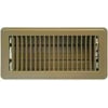 Floor Register, White 4 x 10 inch