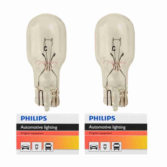 2 pc Philips 904CP Back Up Light Bulbs compatible with 93740