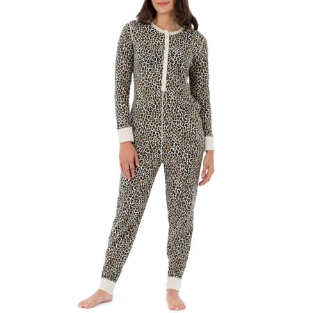 Fruit of the Loom Women's & Women's Plus Waffle Thermal Union Suit Pajama