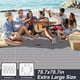 thumbnail image 3 of Perfect Picnic Blanket, Beach Blanket 150x 200 cm, Camping Blanket with Handle, Waterproof Bottom, Machine Washable, Outdoor Foldable Hiking Blanket, 3 of 5
