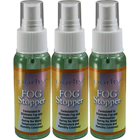 Three 2oz Bottles of Birdz Eyewear Anti Fog Spray & Defogger for Glasses Goggles Swimming Paintball and Diving Accessories - Safe on All