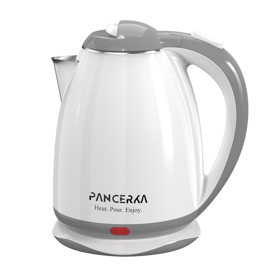 PANCERKA Electric Kettle, 1.8L Tea Kettle for Coffee or Tea, Fast Boiling, Auto Shut-off, White