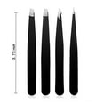 thumbnail image 3 of Eyebrow Tweezers Stainless Steel Precision Hair Plucker for Women Multi-Purpose Facial Hair Removal Tool with Four Different Shaped Tweezers for Ingrown Hair Bikini Line and Fine Hair Grooming, 3 of 6