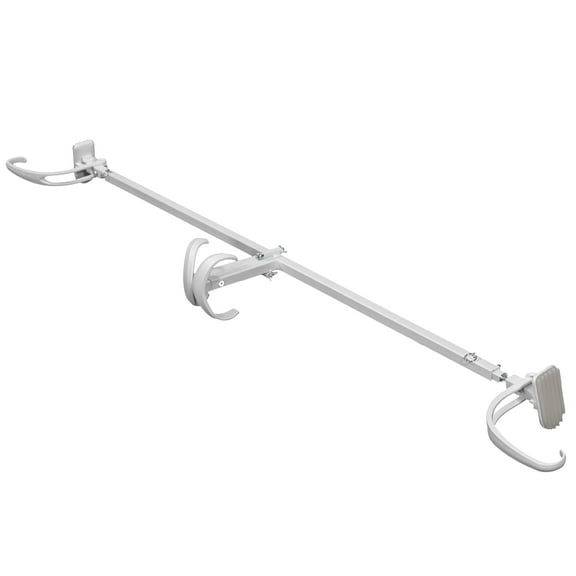 Deluxe Garland Hanger - Large (51-81 inch Doors) (White)