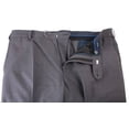 thumbnail image 4 of BRUHL Steward Classic Plain Front Wool Mix Trousers - Mid Grey, 4 of 5