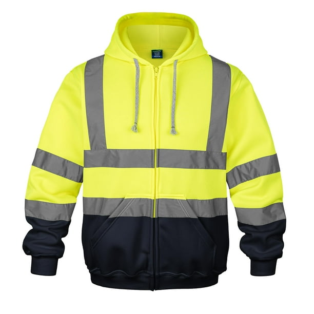 Sudadera con capucha de seguridad wefeyuv High Visibility Class 3