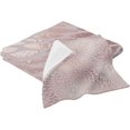 thumbnail image 2 of Rose Gold Abstract Floral Cotton Towel Set 2 Piece, 1 Bath Towels 1 Washcloth, Soft Fast Dry Absorbent Face Hand Towel for Bathroom Hotel Gym Spa and Beach, 2 of 7