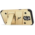 thumbnail image 5 of ZIZO BOLT Series Samsung Galaxy Amp Prime 3 Case Military Grade Drop Tested with Tempered Glass Screen Protector Holster GOLD BLACK, 5 of 6